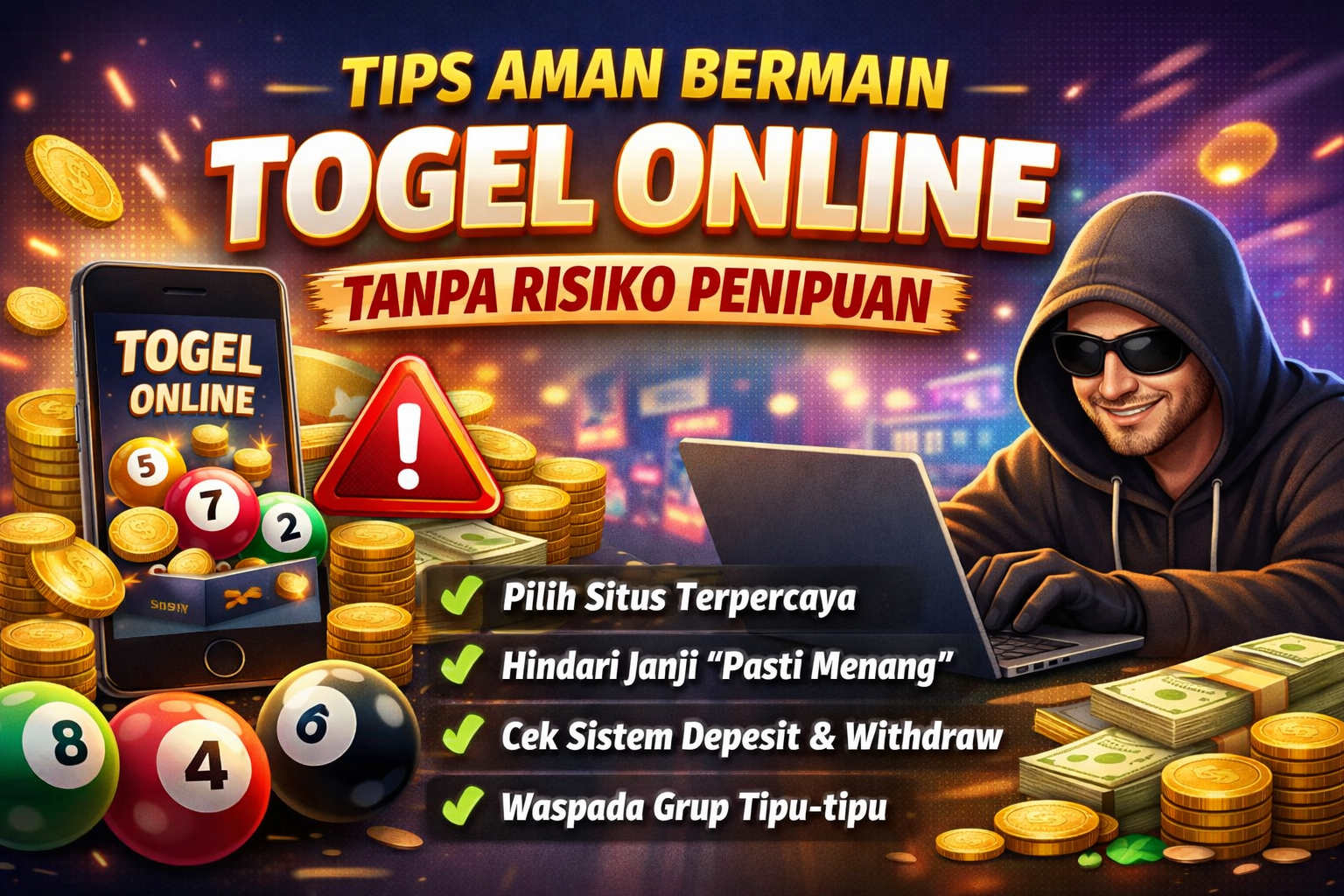 Tips Aman Bermain Togel Online Tanpa Risiko Penipuan